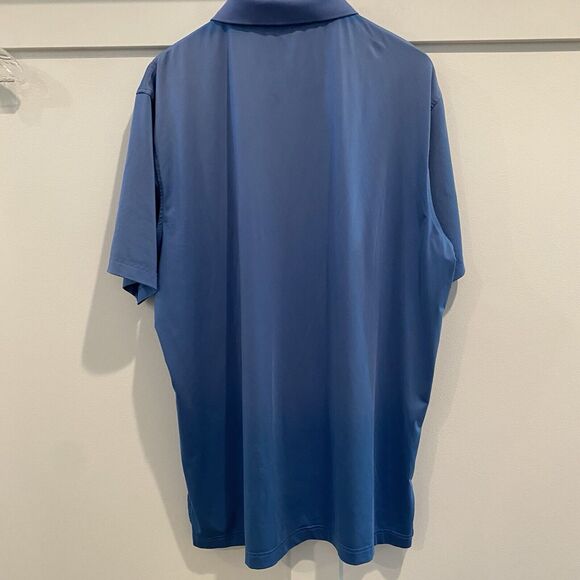 Peter Millar Polo Men‎ Large Blue Summer Comfort OS Logo READ - Picture 8 of 15